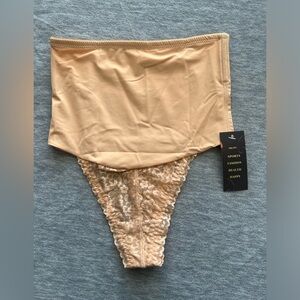 Hey Girl‎ tummy control shape wear thong lace panty women’s S feminine lace new